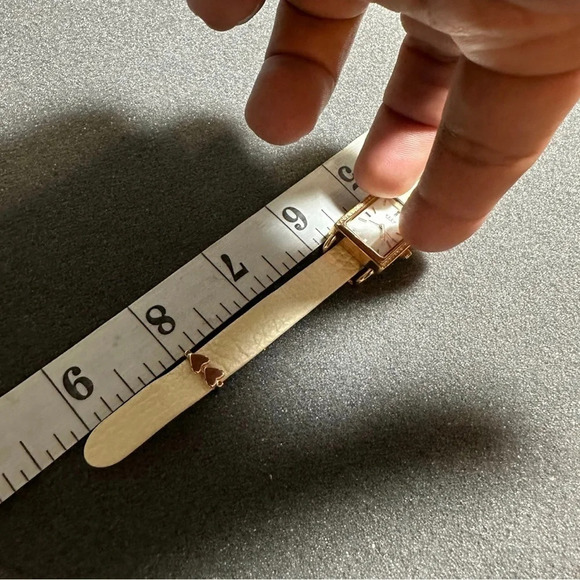 Keep Collective Ladies Watch Charm Pave Tank Timekey Watch Gold Tone Working - Picture 5 of 8